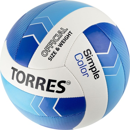 Купить Мяч волейбольный Torres Simple Color любительский р.5 в Андреаполе 